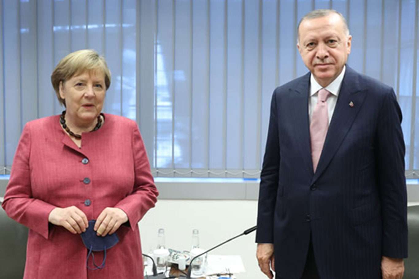 Erdoğan meets with German Chancellor Merkel